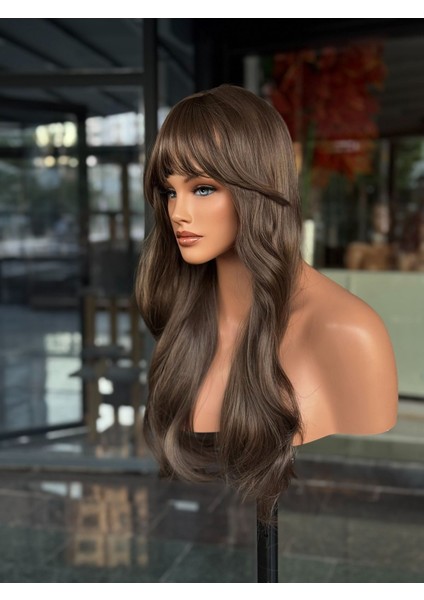 Kumral Perçemli Maşa Dalgalı Peruk fiyatları