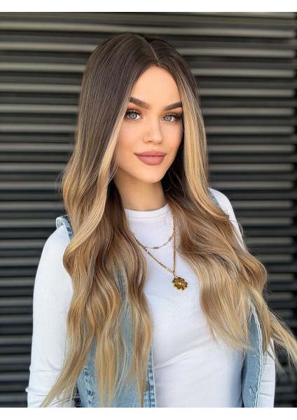 Yeni Sezon Perçemsiz Ombreli Vip Peruk