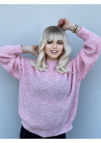 Luxury Vip Kısa Ombreli Dalgalı Peruk