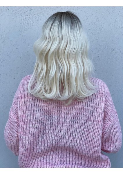 Luxury Vip Kısa Ombreli Dalgalı Peruk fiyatları