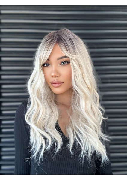 Luxury Vip Dalgalı Ombreli Peruk Model