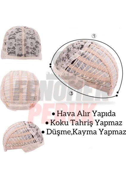 Yoğun Dalgalı Karamel Perçemli Peruk fiyatları