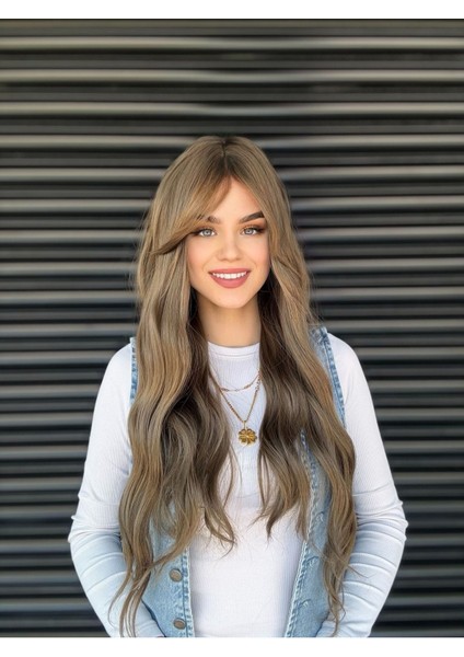 Rus Kumralı Uzun Perçemli Vip Peruk Model