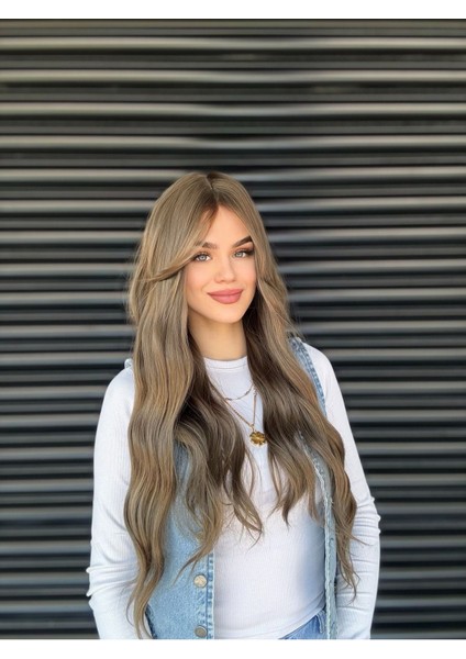 Rus Kumralı Uzun Perçemli Vip Peruk Model fiyatları