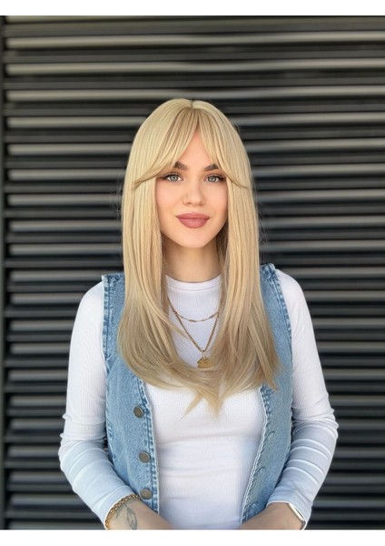Açık Karamel Omuz Hizasında Vip Peruk fiyatları