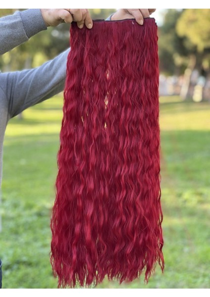 Kıvırcık Yarımay 2 Yan Kızıl Çıt Çıt 75-80 cm