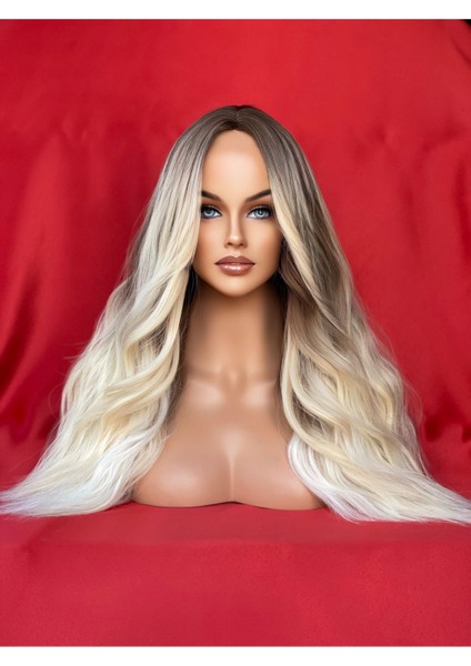 Yeni Sezon Luxury Işıltılı Ombreli Peruk Model