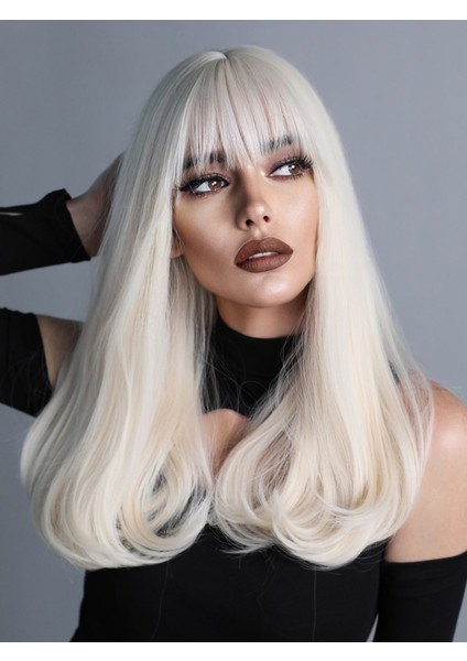 Soğuk Sarı Perçemli Vip Saç Peruk fiyatları