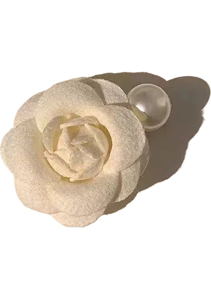 Kumaş Çiçek Klipsi Saç Tokası (Yurt Dışından)