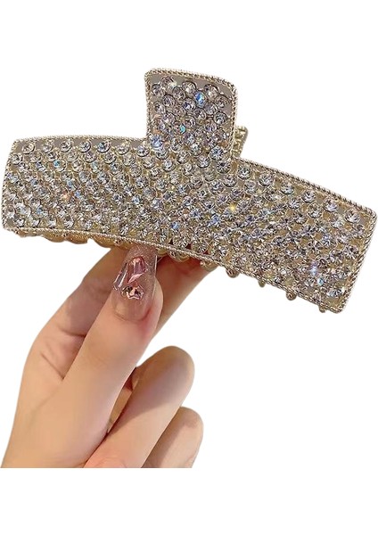 Rhinestone Saçak Plakası Klipsi Saç Aksesuarları (Yurt Dışından)