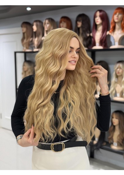Luzury Karamel Yoğun Dalgalı Vip Model