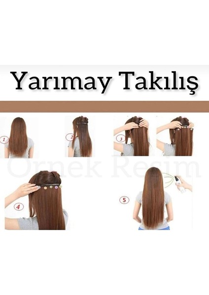 Yarımay+2 Yan Soğuk Sarı Düz Çıt Çıt -75 cm -230 Gram