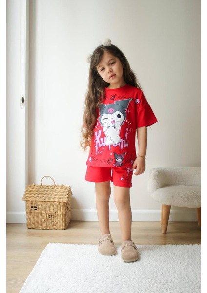 Kuromi Baskılı Ikili Kız Takım