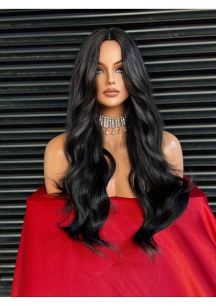 Perçemsiz Vip Siyah Peruk Vip2