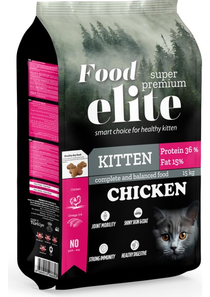 Kitten Tavuklu Kedi Maması 15 kg