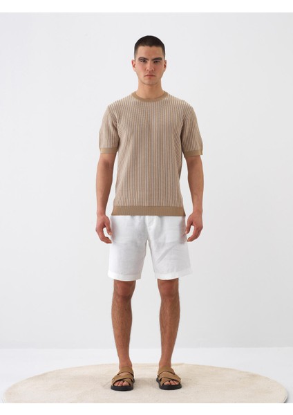 Erkek Camel Oversize Kazak