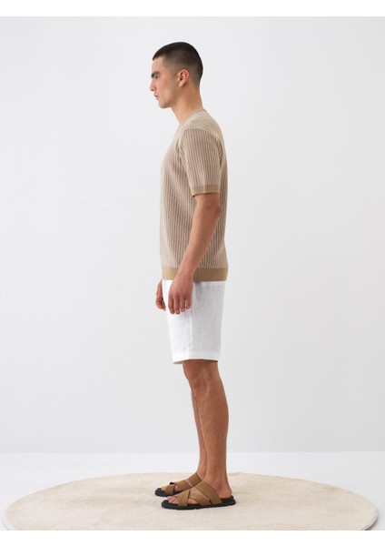 Erkek Camel Oversize Kazak