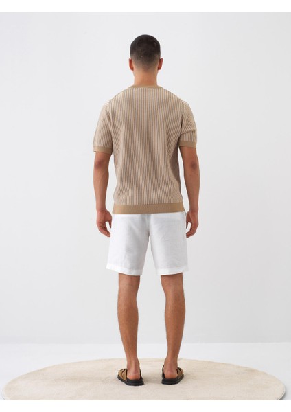 Erkek Camel Oversize Kazak
