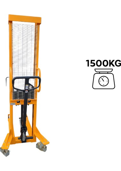 1500KG 160CM Manuel Istif Makinesi