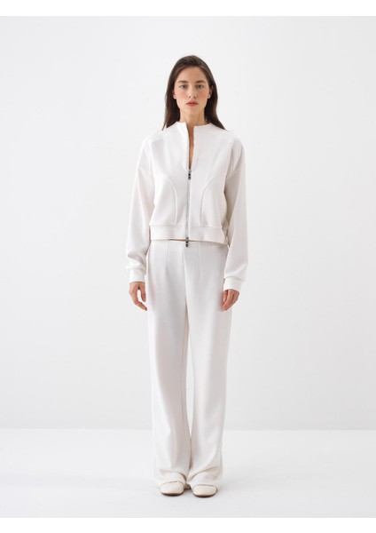 Kadın Beyaz Oversize Modal Pantolon fiyatları