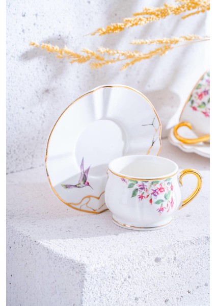 Viola 6 Kişilik Kahve Fincanı Takımı - 90 ml