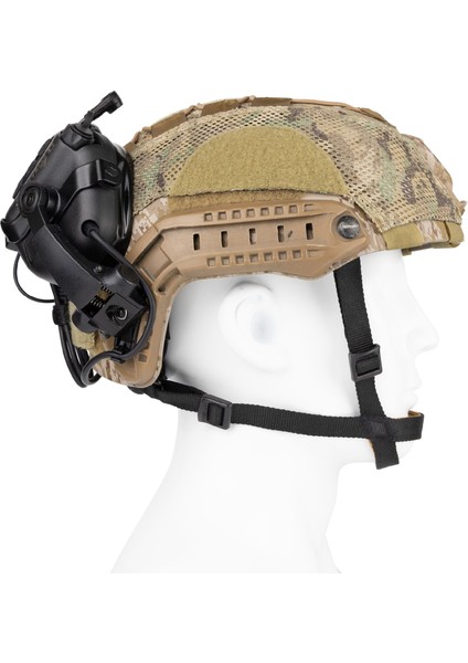 Earmor M32X Plus Kask Atış Kulaklığı Kulak Koruma Telsiz Yuvalı (Foliage Green) Yeşil