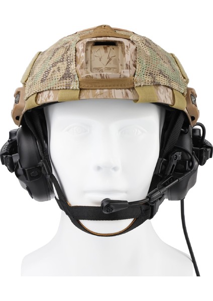 Earmor M32X Plus Kask Atış Kulaklığı Kulak Koruma Telsiz Yuvalı (Foliage Green) Yeşil