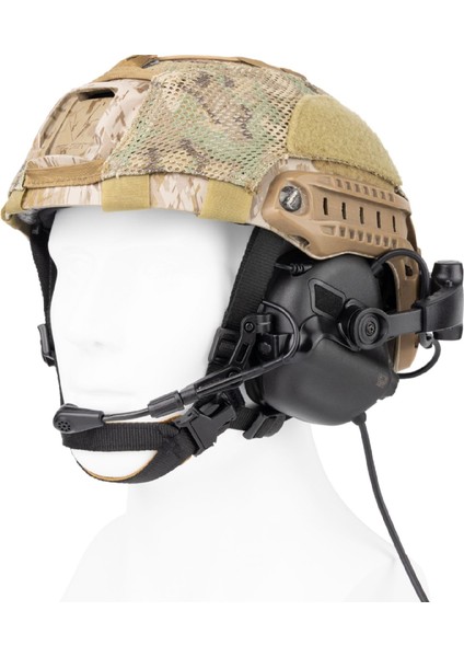 Earmor M32X Plus Kask Atış Kulaklığı Kulak Koruma Telsiz Yuvalı (Foliage Green) Yeşil