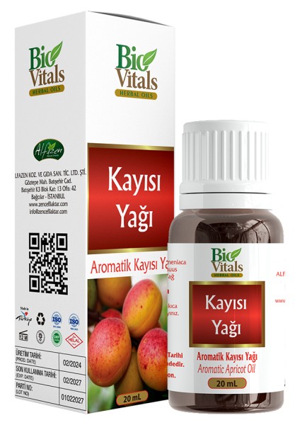 Bio Vitals Kayısı Yağı 20 ml