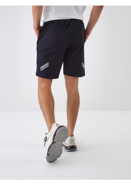 Lacivert Regular Fit Şort