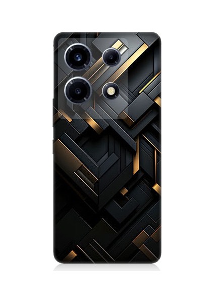 Infinix Note 30 Vıp Uyumlu Geometrik Desen Desenli Silikon Kılıf