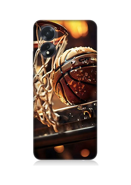 Oppo A38 Uyumlu Uzay Iskeleti Desenli Silikon Kılıf