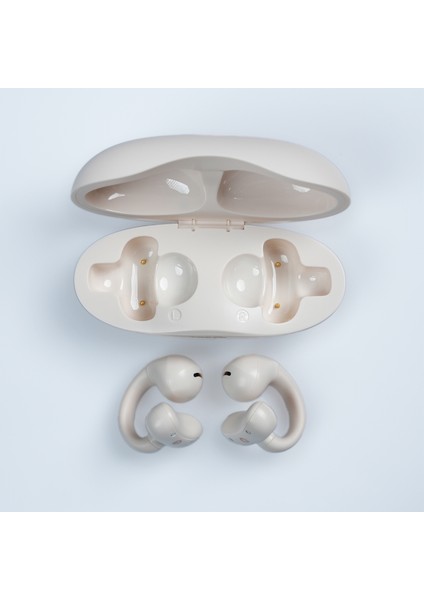 Vox Q4 Ear Clip Bej Kulak İçi Bluetooth Küpe Kulaklık modelleri