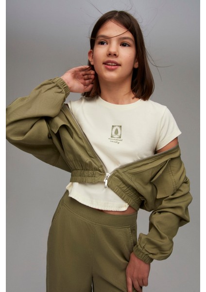 38336 Kız Çocuk Haki Malta Ceket fiyatları