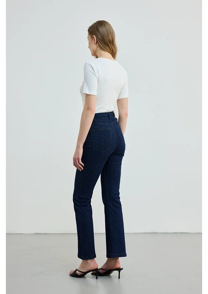 Flare Jean Pantolon - Mavi modelleri