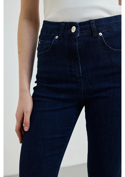 Flare Jean Pantolon - Mavi fırsatları