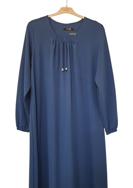 Burgu Kumaş Fitilli Elbise Büzgü Detaylu Boy 140 cm fiyatları