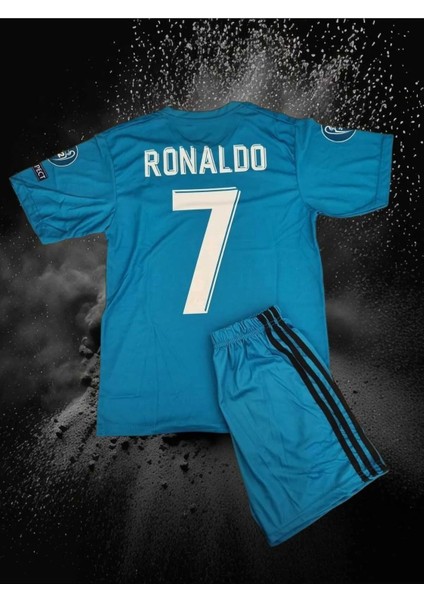 Ronaldo R.madrid Turkuaz 2018 Renk Unisex Çocuk Forması fiyatları