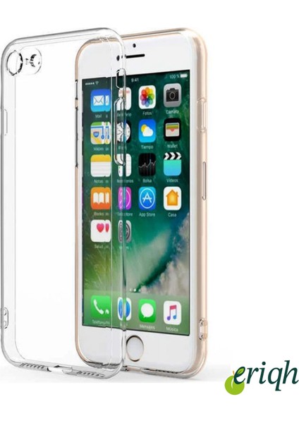 Apple iPhone 7 Uyumlu Kamera Korumalı Şeffaf Silikon Kılıf
