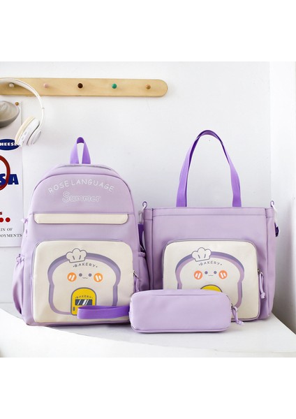 Büyük Kapasiteli Hafif Sırt Çantası 3 Parçalı Set (Yurt Dışından)