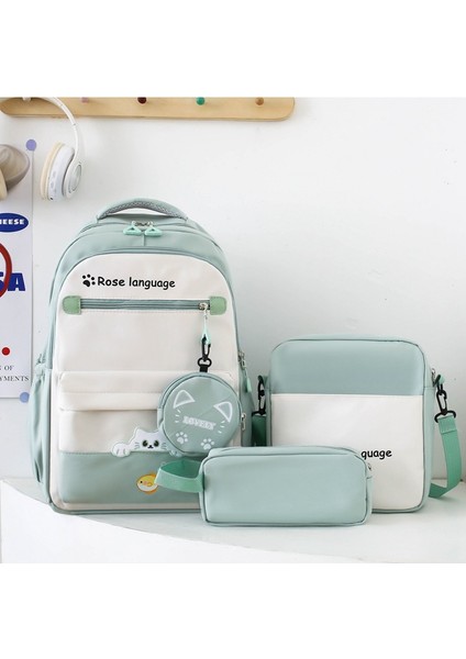 Büyük Kapasiteli Hafif Sırt Çantası 3 Parçalı Set (Yurt Dışından)