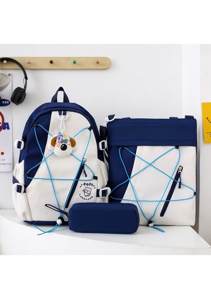 Büyük Kapasiteli Hafif Sırt Çantası 3 Parçalı Set (Yurt Dışından)