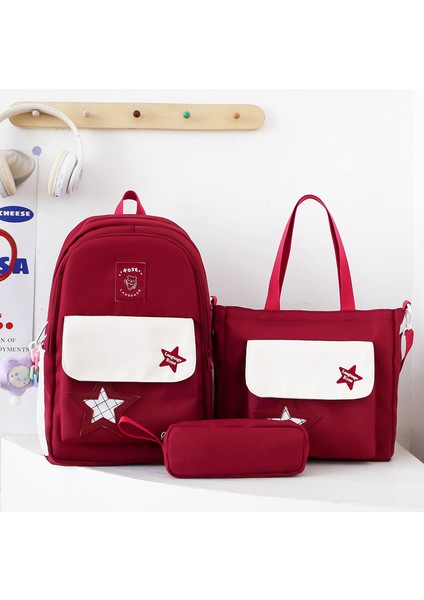 Büyük Kapasiteli Hafif Sırt Çantası 3 Parçalı Set (Yurt Dışından)