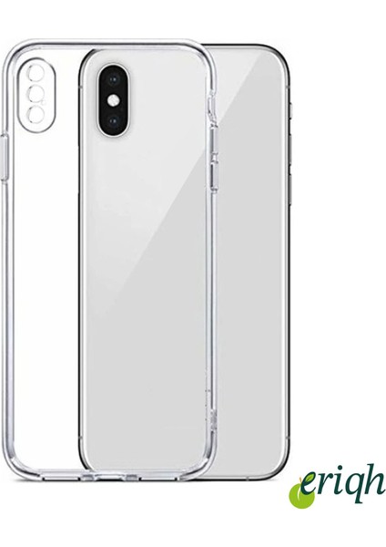 Apple iPhone Xs Max Uyumlu Kamera Korumalı Şeffaf Silikon Kılıf