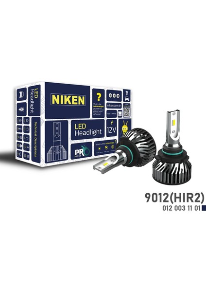Pro Serisi LED Xenon 9012 Hır2 Far Ampulü