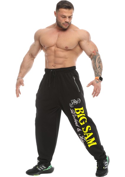 Loose Fit Fermuarlı Cepli Eşofman Altı Yazlık Spor Pantolon Big Sam 1092 fırsatları