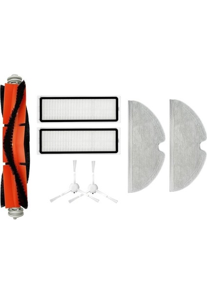 Dream L10 Pro Uyumlu 1 Adet Ana Fırça 2 Adet Filtre 2 Adet Yan Fırça 2 Adet Mop