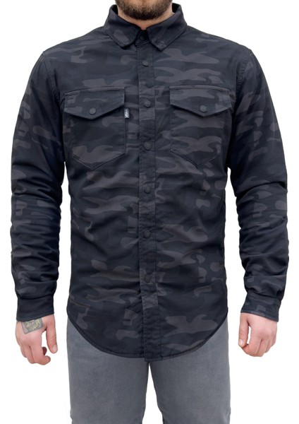 Eagle Camo Korumalı Motosiklet Gömleği Erkek fırsatları