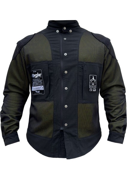 Eagle Camo Korumalı Motosiklet Gömleği Erkek indirimleri