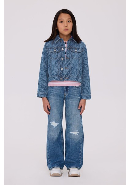 Bg Store Kız Çocuk Mavi Ceket